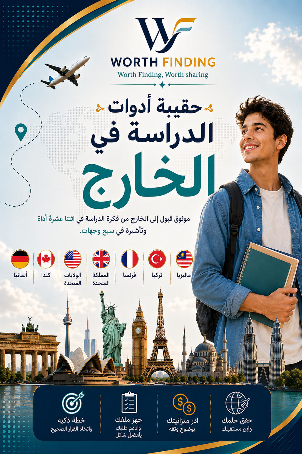 14-حقيبة أدوات الدراسة فى الخارج حقيبة ادوات الدراسه فى الخارج - الصورة 1
