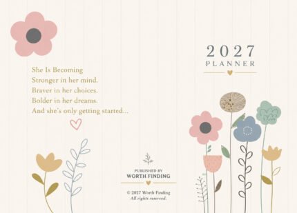 She Is Becoming | 2027 Hyperlinked Digital Planner