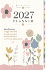 She Is Becoming 2027 | خططي لعامكِ، تابعي أهدافكِ وعاداتكِ… واحتفظي بكل ما يهمكِ ⭐