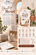 ⁦Monthly Reset | مخطط شهري رقمي غير مؤرخ | أهداف وعادات وميزانية⁩ - الصورة ⁦2⁩