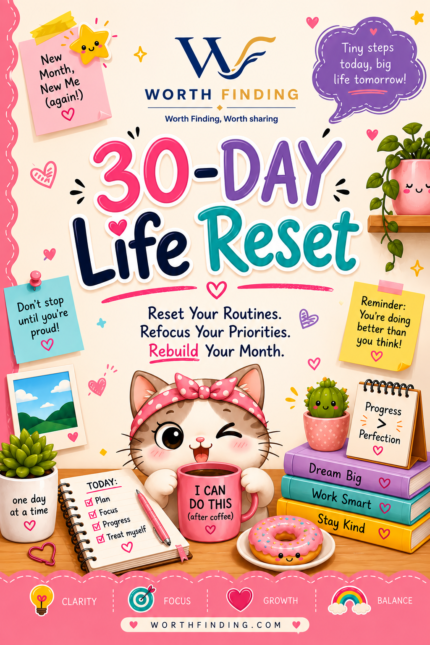 30-Day Life Reset | Clear the Clutter, Rebuild Your Routines & Start Fresh